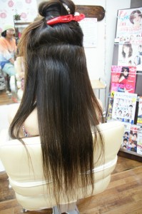 2回目の縮毛矯正 2回目の縮毛矯正